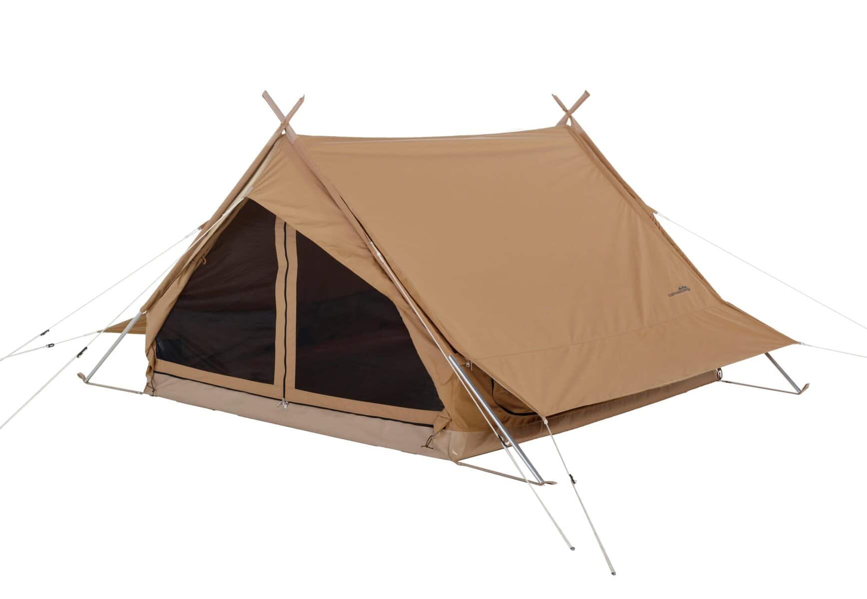 Leichtes Campingzelt mit robustem Rahmen und Rainfly, perfekt für Outdoor-Abenteuer.