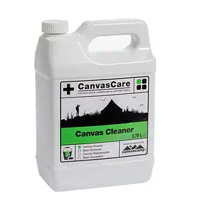 Reinigungsmittel für Canvas-Textilien, Canvas Care Canvas Cleaner, ideal für Outdoor- und Zeltdachpflege, 3,78 L, geeignet für Zelte, Boote und Camping-Ausrüstung.