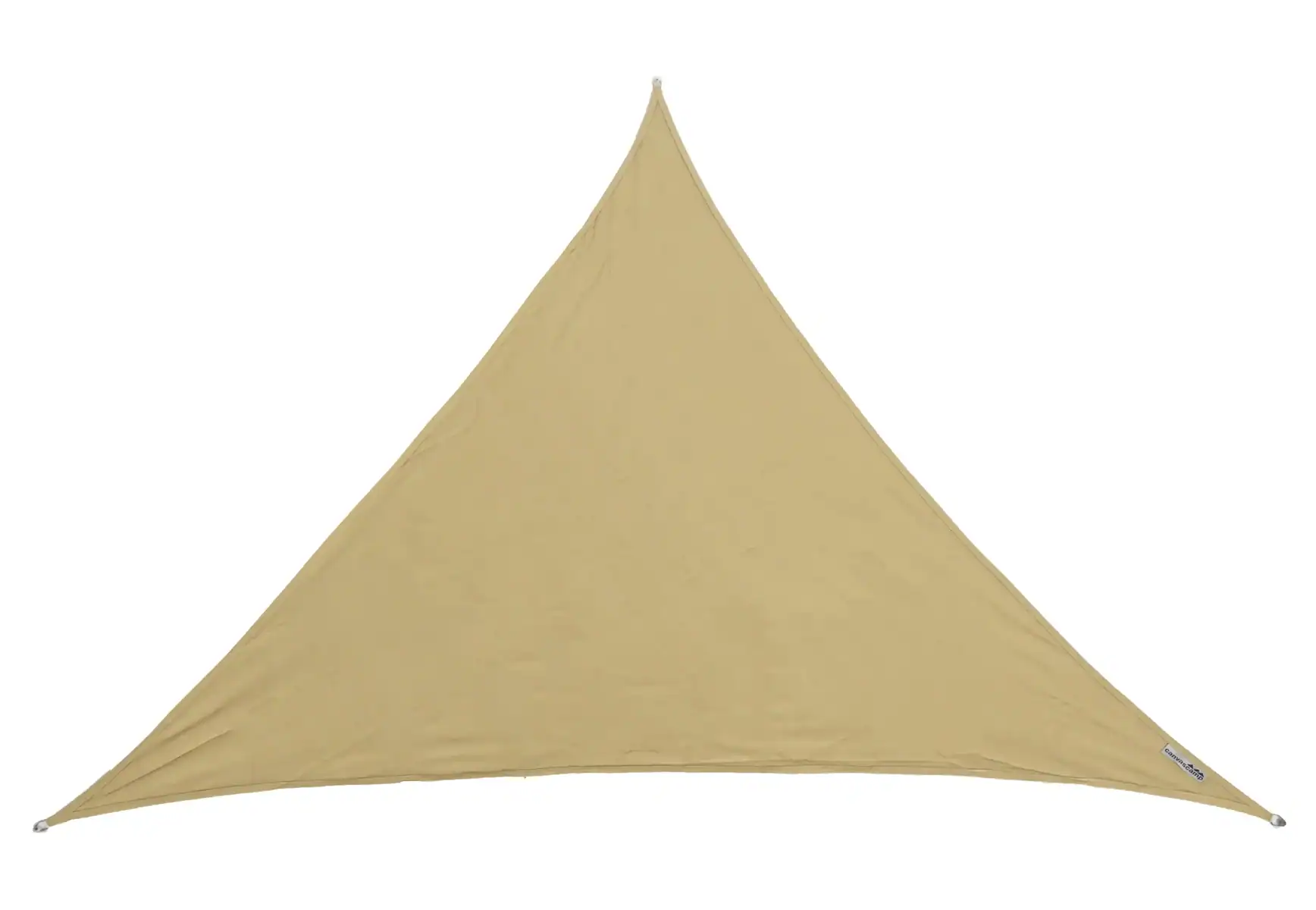Helle goldene Sonnensegel aus hochwertigem Stoff, perfekt für Garten und Terrasse, UV-beständig und langlebig.