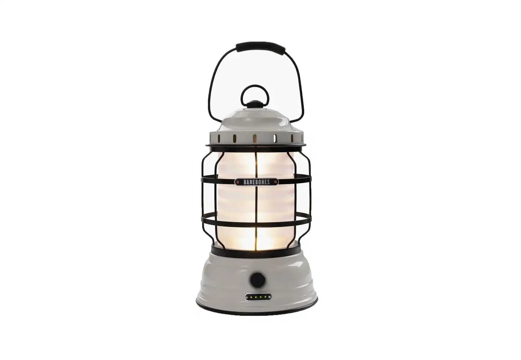 Vintage Campinglaterne mit LED-Beleuchtung, ideal für Outdoor-Abenteuer, wiederaufladbar, robustes Design, perfekt für Wandern, Camping und Notfälle.