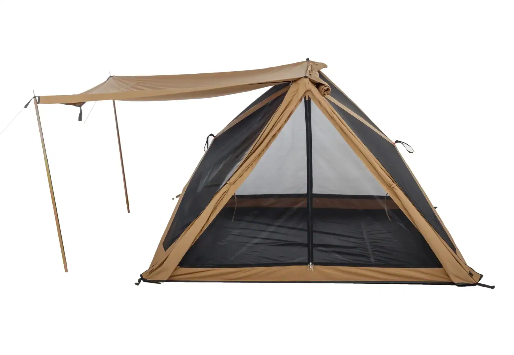 Leuchtendes, strapazierfähiges Tarp für Zeltüberdachung, ideal für Camping, Outdoor und Abenteuer, robustes Material, praktische Befestigung, vielseitig einsetzbar.