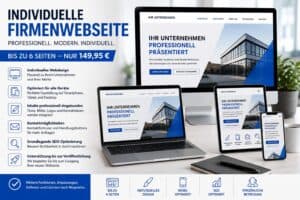 Individuelle Firmenwebseite – bis 6 Seiten | Professionelles Webdesign